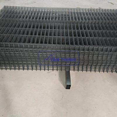 Hàng rào thép hộp kết hợp lưới thép hàn
