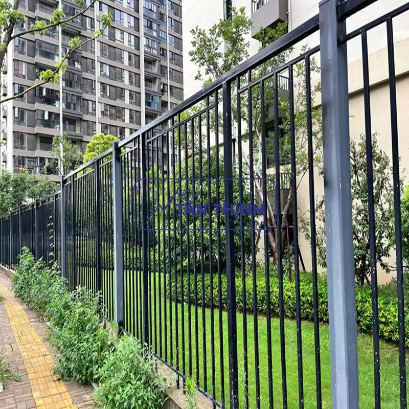 Hàng rào thép hộp khu đô thị Hàng rào thép hộp khu đô thị