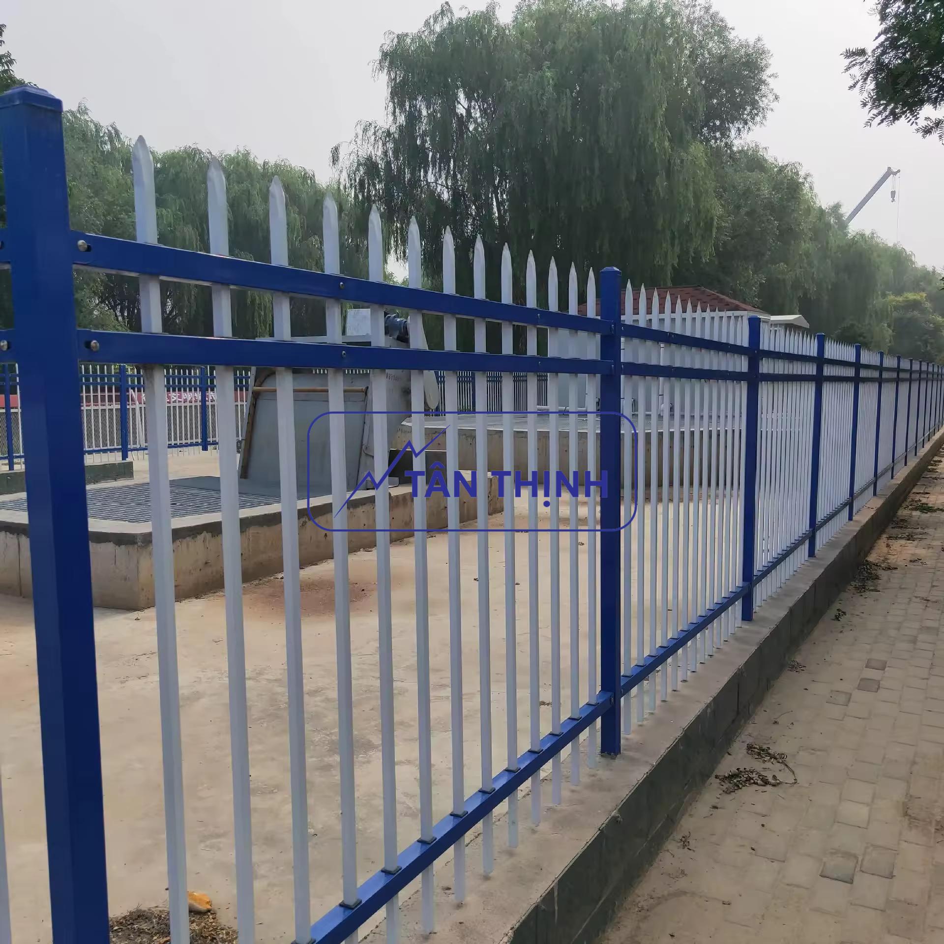 Hàng rào thép hộp khu đô thị Hàng rào thép hộp khu đô thị